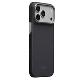 iPhone 18 Pro Max / 17 Pro Max Pitaka Edge Deksel - MagSafe Kompatibel - Basalt Black