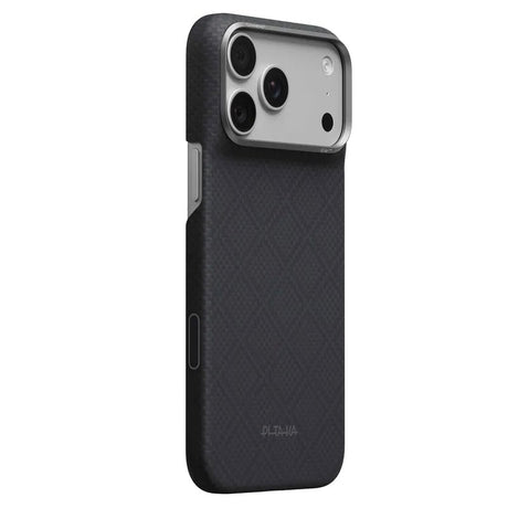 iPhone 18 Pro Max / 17 Pro Max Pitaka Edge Deksel - MagSafe Kompatibel - Basalt Black
