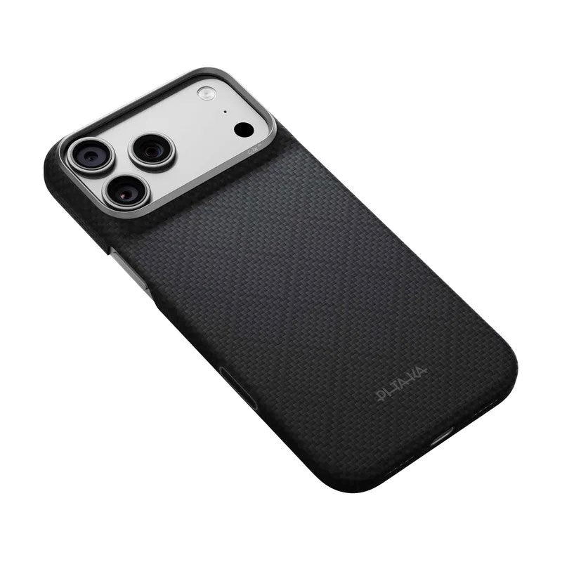 iPhone 18 Pro Max / 17 Pro Max Pitaka Edge Deksel - MagSafe Kompatibel - Basalt Black