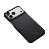 iPhone 18 Pro Max / 17 Pro Max Pitaka Edge Deksel - MagSafe Kompatibel - Basalt Black