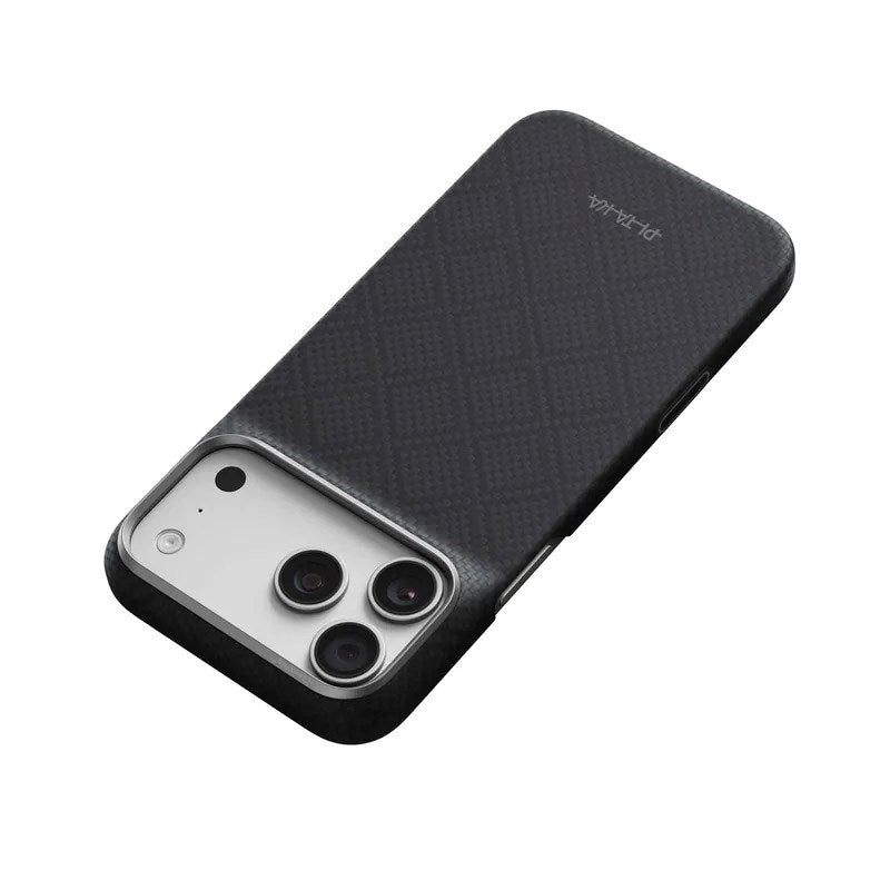 iPhone 18 Pro Max / 17 Pro Max Pitaka Edge Deksel - MagSafe Kompatibel - Basalt Black