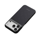 iPhone 18 Pro Max / 17 Pro Max Pitaka Edge Deksel - MagSafe Kompatibel - Basalt Black