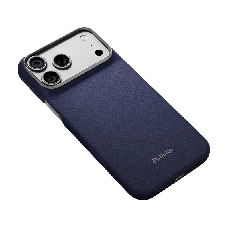 iPhone 18 Pro Max / 17 Pro Max Pitaka Edge Deksel - MagSafe Kompatibel - Sapphire Blue