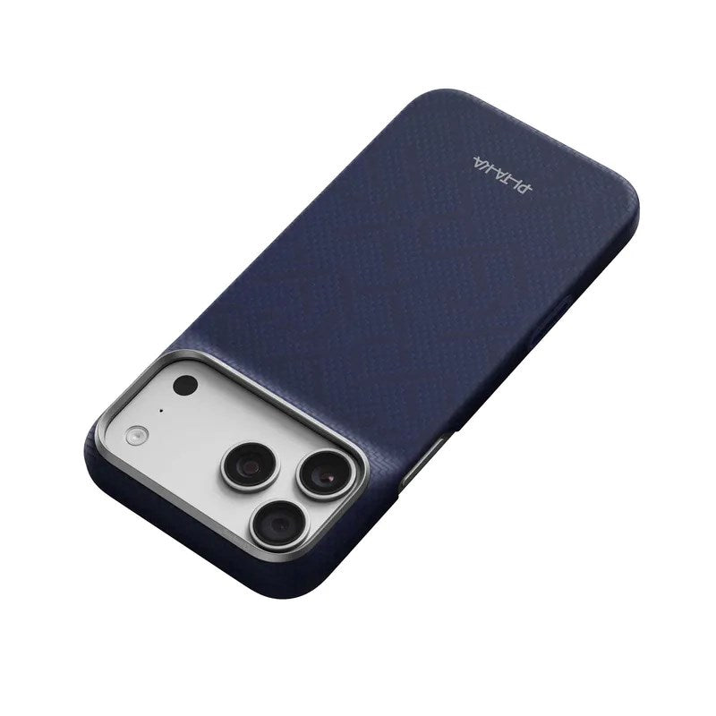 iPhone 18 Pro Max / 17 Pro Max Pitaka Edge Deksel - MagSafe Kompatibel - Sapphire Blue