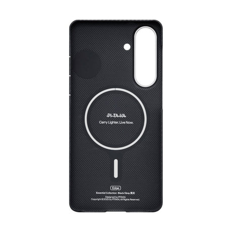 Samsung Galaxy S26 PITAKA Edge Deksel - MagSafe Kompatibel - Black / Grey Twill