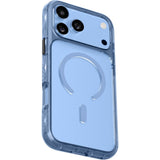 iPhone 18 Pro / 17 Pro LAUT CRYSTAL MATTER X Deksel - MagSafe Kompatibel - Blå / Gjennomsiktig