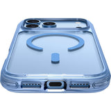 iPhone 18 Pro Max / 17 Pro Max LAUT CRYSTAL MATTER X Deksel - MagSafe Kompatibel - Blå / Gjennomsiktig