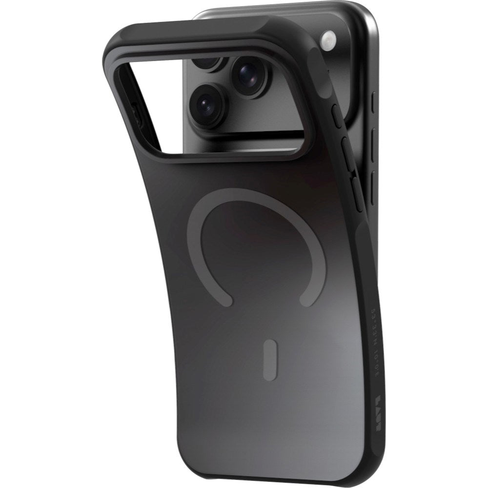iPhone 18 Pro / 17 Pro LAUT HUEX WAVE Deksel - MagSafe Kompatibel - Midnight Silver