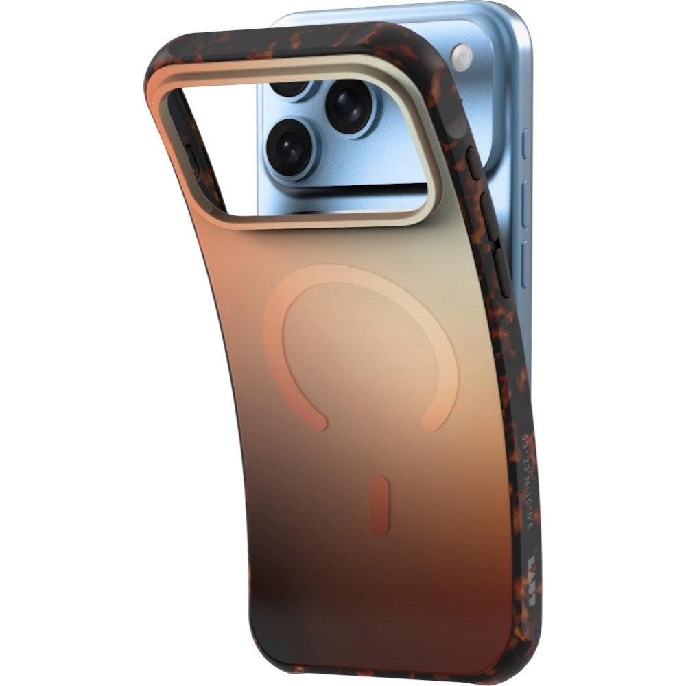 iPhone 18 Pro / 17 Pro LAUT HUEX WAVE Deksel - MagSafe Kompatibel - Sunset Gold
