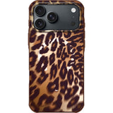 iPhone 18 Pro / 17 Pro LAUT HUEX WAVE Deksel - MagSafe Kompatibel - Mocha Leopard
