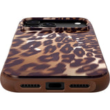 iPhone 18 Pro / 17 Pro LAUT HUEX WAVE Deksel - MagSafe Kompatibel - Mocha Leopard