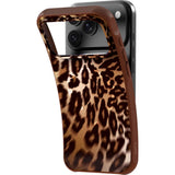iPhone 18 Pro / 17 Pro LAUT HUEX WAVE Deksel - MagSafe Kompatibel - Mocha Leopard