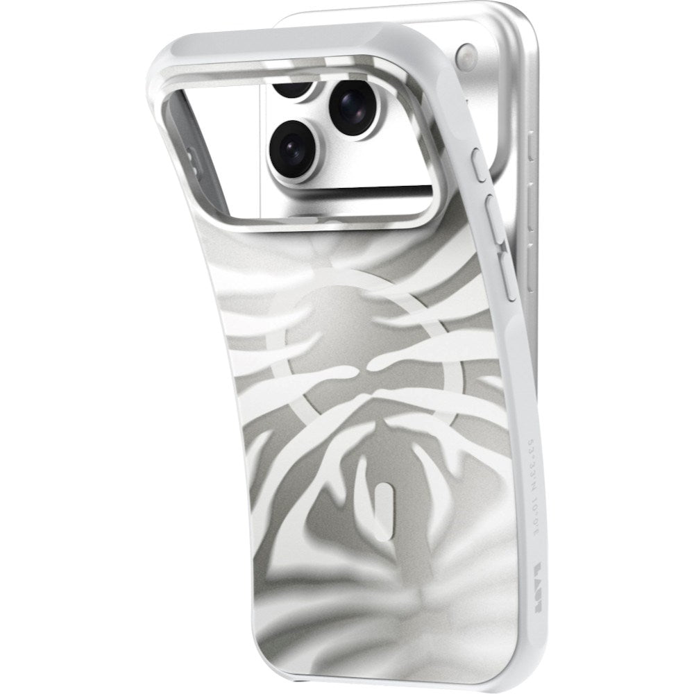 iPhone 18 Pro / 17 Pro LAUT HUEX WAVE Deksel - MagSafe Kompatibel - Pearl Zebra