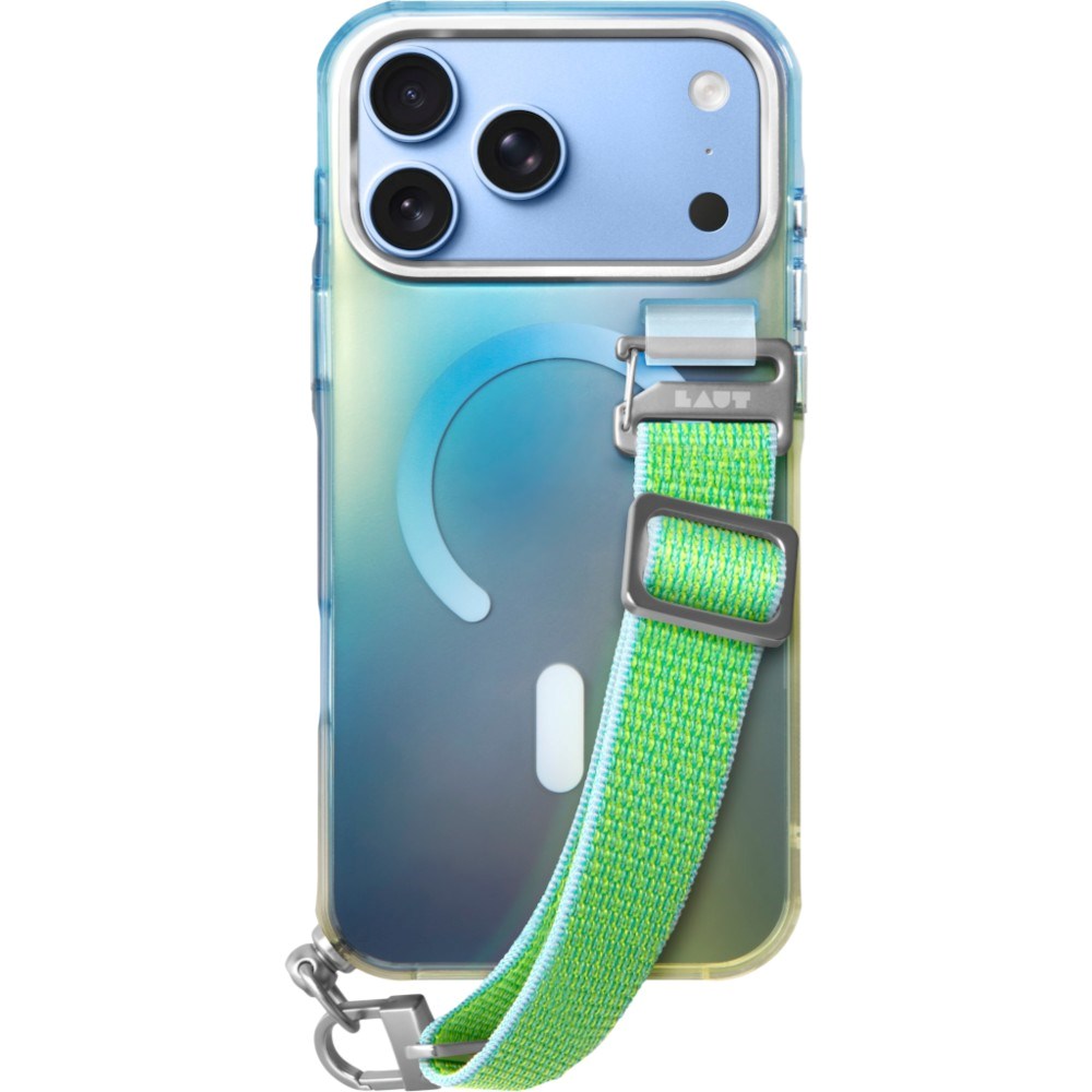 iPhone 18 Pro / 17 Pro LAUT NEON DREAM Deksel m. Stropp - MagSafe Kompatibel - Trippy Tide