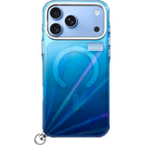 iPhone 18 Pro / 17 Pro LAUT NOVA GLOW Deksel med Stropp og Stjerne Smykke - MagSafe Kompatibel - Blå