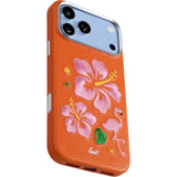 iPhone 18 Pro / 17 Pro LAUT TWINE EDGE Deksel med Stropp - MagSafe Kompatibel - Sunset Hibiscus
