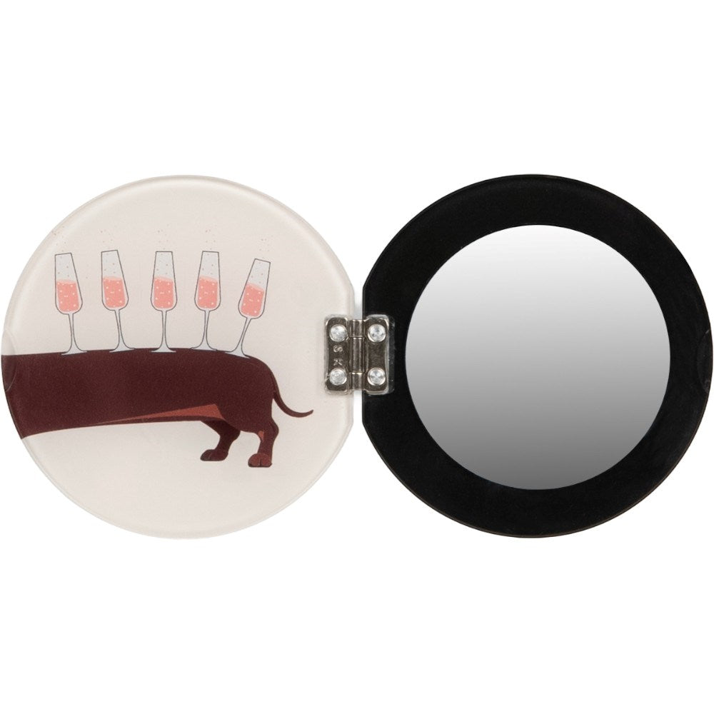 Mirror Stand for Mobil LAUT MAGMOJI - MagSafe Kompatibel - Dachshund Wine