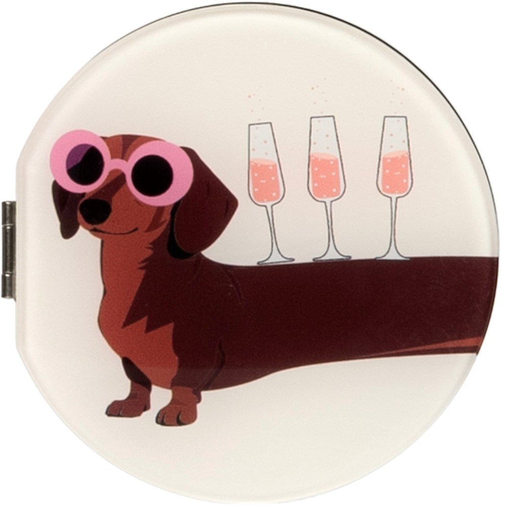 Mirror Stand for Mobil LAUT MAGMOJI - MagSafe Kompatibel - Dachshund Wine