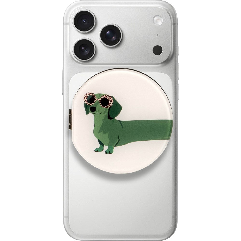 Mirror Stand for Mobil LAUT MAGMOJI - MagSafe Kompatibel - Dachshund Matcha Tea