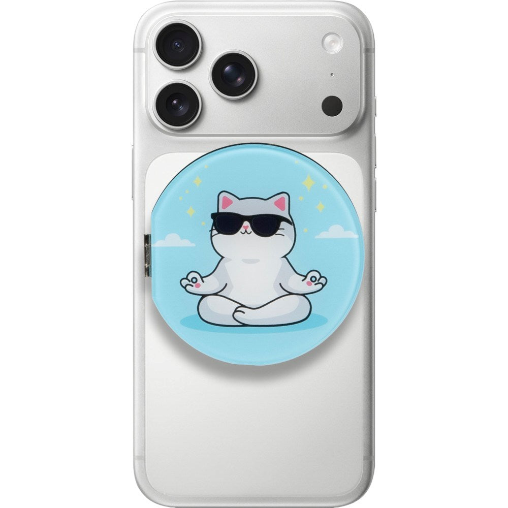Mirror Stand for Mobil LAUT MAGMOJI - MagSafe Kompatibel - Cat Stay Calm
