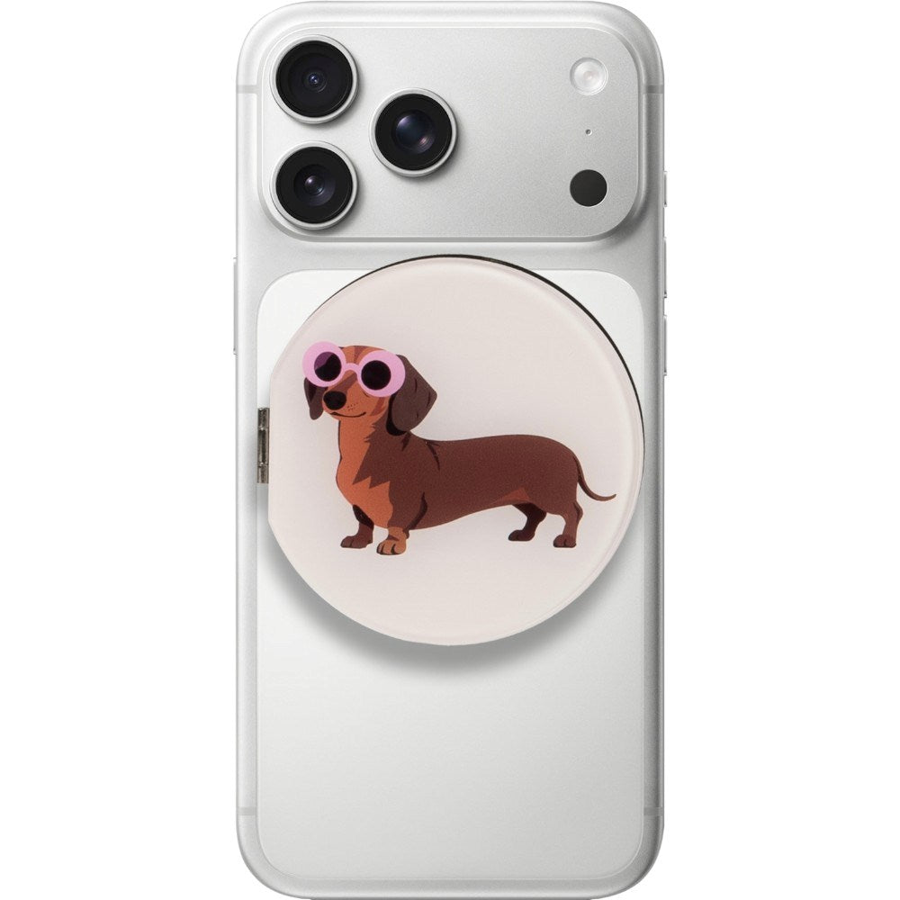 Mirror Stand for Mobil LAUT MAGMOJI - MagSafe Kompatibel - Dachshund Big Attitude