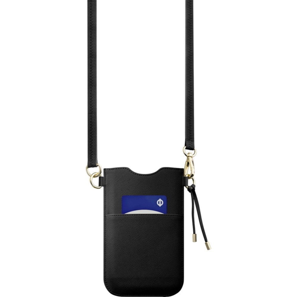Crossbody Mobilveske i Kunstskinn LAUT PRESTIGE - Svart (Maks. Mobilstørrelse: 6,5")