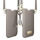 Crossbody Mobilveske i Kunstskinn LAUT PRESTIGE - Grå (Maks. Mobilstørrelse: 6,5")