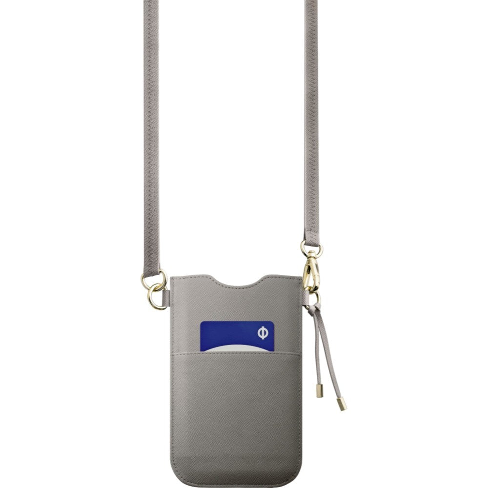 Crossbody Mobilveske i Kunstskinn LAUT PRESTIGE - Grå (Maks. Mobilstørrelse: 6,5")