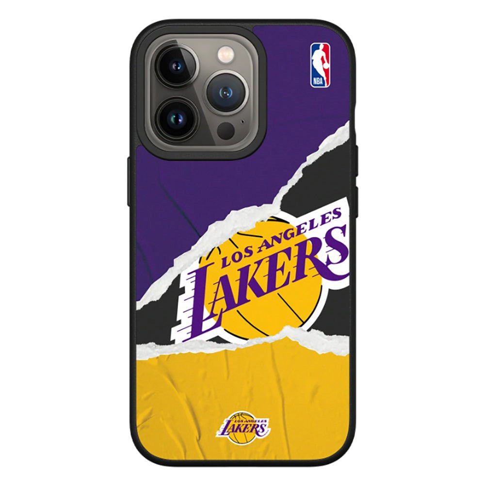 iPhone 13 Pro RhinoShield SolidSuit Håndverker NBA Deksel med Los Angeles Lakers - Sweat and Tears