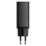 Baseus 65W GaN² Lite PD Vegglader USB-C & USB-A - Svart