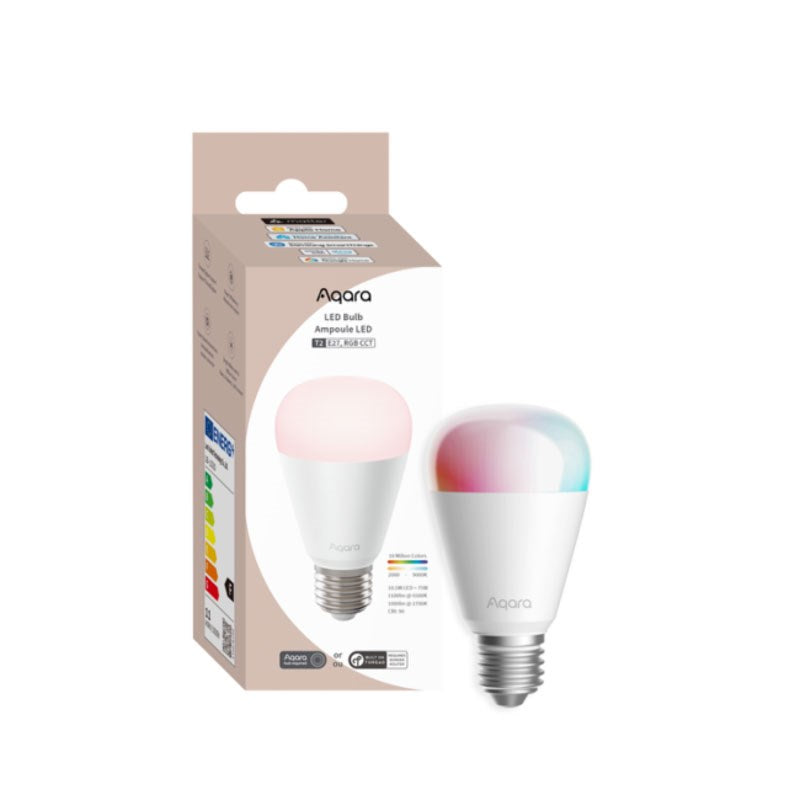 Aqara Smart Light LED Pære T2 (RGB CCT, E27) - Hvit