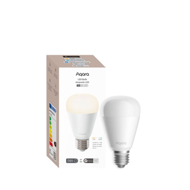 Aqara Smart Light LED Pære T2 (CCT, E27) - Hvit