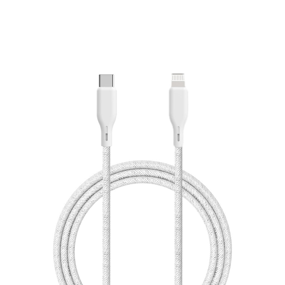 ËSSENTIALS by Upström 27W USB-C til MFI Lightning Kabel 2.5m - Hvit