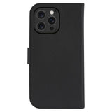 iPhone 16 Pro Max dbramante1928 Lynge Ekte Skinn Magnet Flip-Deksel - MagSafe Kompatibel - Black