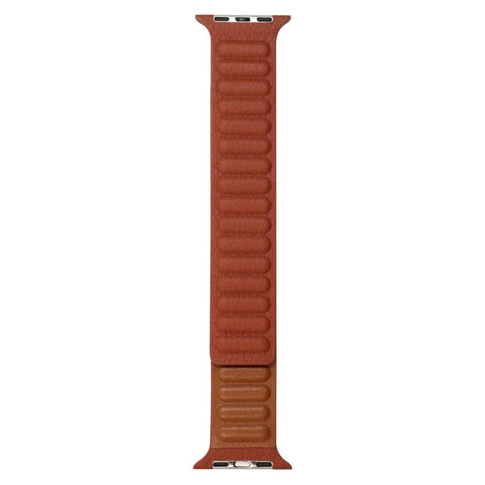 Lippa Apple Watch (42/44/SE/45/46/49mm) Magnetisk Skinnreim - Brun