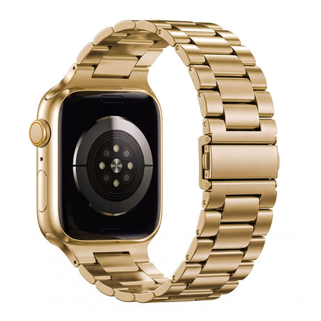 Lippa Apple Watch (38/40/SE/41/42mm) Rem i Rustfritt Stål - Rose Gold