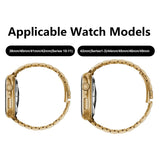 Lippa Apple Watch (42/44/SE/45/46/49mm) Rem i Rustfritt Stål - Rose Gold