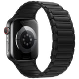 Apple Watch (38/40/41/42 mm) Lippa Magnetisk Silikonreim - Svart