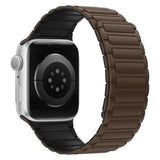 Apple Watch (38/40/41/42 mm) Lippa Magnetisk Silikonreim - Brun