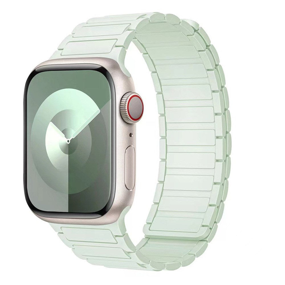 Apple Watch (38/40/41/42 mm) Lippa Magnetisk Silikonreim - Mintgrønn