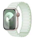 Apple Watch (42/44/45/46/49 mm) Lippa Magnetisk Silikonreim - Mintgrønn