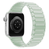 Apple Watch (42/44/45/46/49 mm) Lippa Magnetisk Silikonreim - Mintgrønn