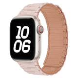 Apple Watch (42/44/45/46/49 mm) Lippa Magnetisk Silikonreim - Pink