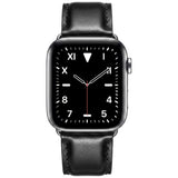Apple Watch (38/40/41/42 mm) Lippa Klokkerem i Kunstskinn - Svart