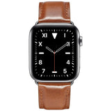 Apple Watch (38/40/41/42 mm) Lippa Klokkerem i Kunstskinn - Brun