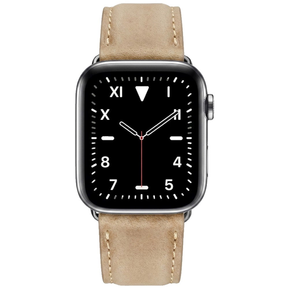 Apple Watch (38/40/41/42 mm) Lippa Klokkerem i Kunstskinn - Lysebrun