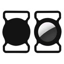 Lippa Silikon AirTag 1. & 2. Gen. Holder for Krage - Svart