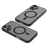 iPhone 17 Lippa Hybrid Plast Deksel - MagSafe Kompatibel - Matt / Svart
