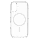 iPhone 17 Lippa Hybrid Plast Deksel - MagSafe Kompatibel - Gjennomsiktig / Hvit