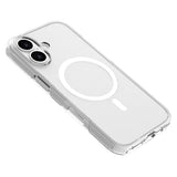 iPhone 17 Lippa Hybrid Plast Deksel - MagSafe Kompatibel - Gjennomsiktig / Hvit